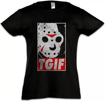 Buy 13th Friday Kids Girls T-Shirt The Jason Blood Halloween 13th Fun Thank God • 16.99£