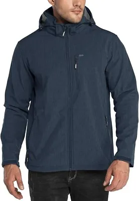 Buy 33,000ft Men's Jackets Fleece Lining Softshell Jacket - Multi Pockets • 30£