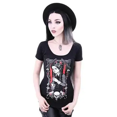 Buy Restyle Wednesday Addams Tank Top Womens Alternative Gothic Horror Clothing • 16.71£