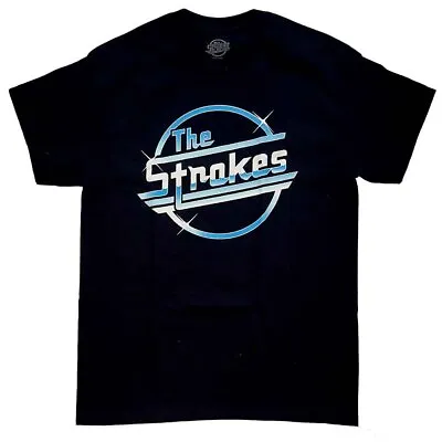 Buy Officially Licensed The Strokes Magna Logo Mens Black T Shirt The Strokes Tee • 14.50£