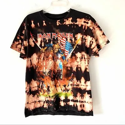 Buy Iron Maiden Tie Dye 2012 North American Tour Shirt • 37.80£