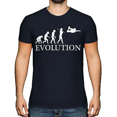 Buy Skydiving Evolution Of Man Mens T-shirt Tee Top Gift Clothing • 9.95£
