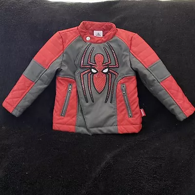 Buy Disney Store Children's Marvel Spiderman Faux Leather  Jacket Age Age 3 • 15.99£
