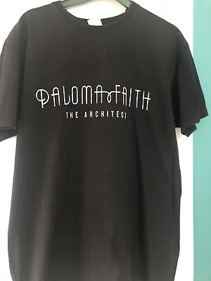 Buy Paloma Faith The Architect Tour 2018 Black T Shirt - Medium - Used • 5.99£