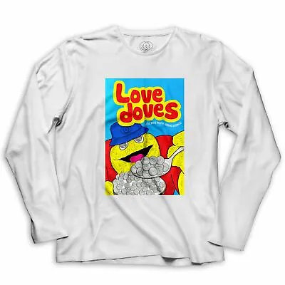 Buy Love Doves EDM Acid House Music Techno Rave Ecstasy Mens Long Sleeve T Shirt • 16.95£