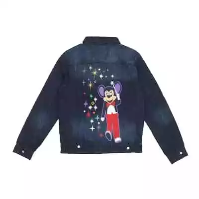 Buy Disney Mickey Mouse Main Street Electrical Parade Denim Jacket Adult Size S • 40£