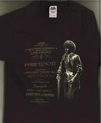 Buy Phil Lynott The 3rd Statue Anniversary Commemorating The... IRE T-shirt Promo • 30.75£