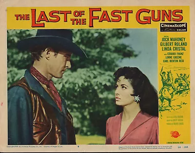 Buy THE LAST OF THE FAST GUNS Orig 1958 Lobby Card Poster LINDA CRISTAL/JOCK MAHONEY • 30.30£