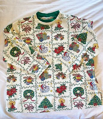 Buy Vintage Women's Plus Size Nutcracker Christmas Pullover Sweater GOOD Size 1x • 18£