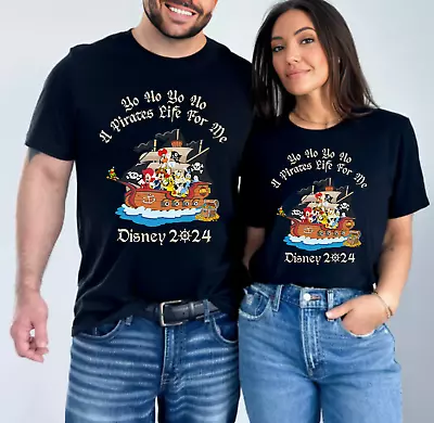 Buy Disney Pirate Shirt 2024, Mickey Pirate Shirt, Minnie Pirate Shirt, Pirate Shirt • 12.99£