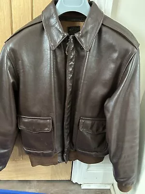 Buy Eastman USAAF Type-A2 Leather Jacket  • 179.21£