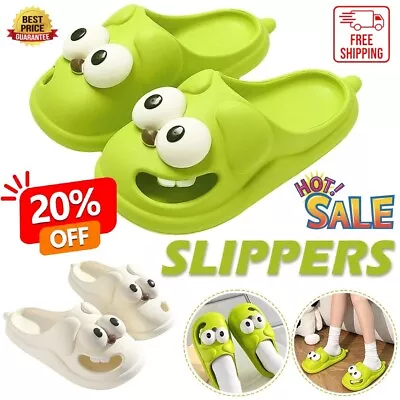 Buy Big Eye Dog Slippers Non-Slip Lightweight Gifts For Men And Women • 8.40£