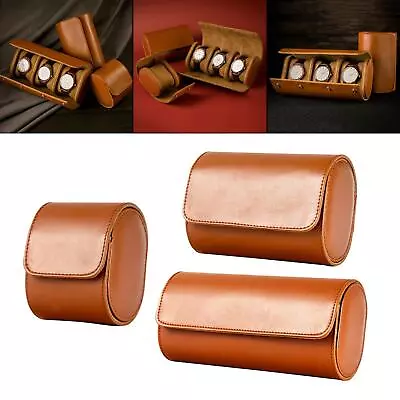 Buy With Pillow Men Jewelry Storage Case Organizer Brown • 18.07£