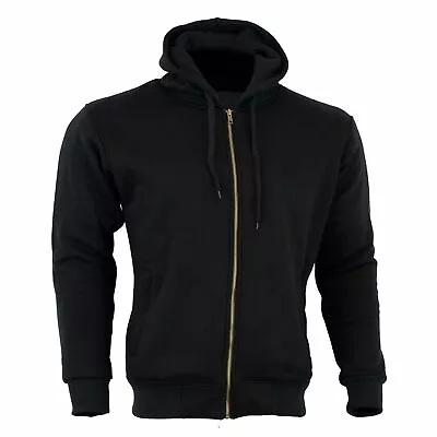 Buy Motorcycle Motorbike Mens Hoodie Full Protective Armour Lined Fleece Protection • 35.95£