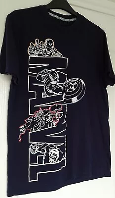 Buy GEORGE MENS MARVEL T- SHIRT SMALL  36-38 Ins • 1.50£
