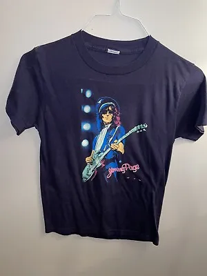 Buy Jimmy Page Led Zeppelin The Firm 1986 Vintage Concert Tour T Shirt Medium • 33.16£