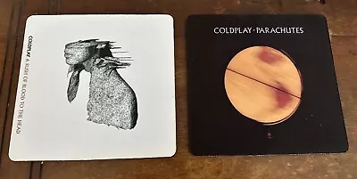 Buy NOS 2 Coldplay Mousepads Merch From 2005 Tour NEW Rush Of Blood & Parachutes • 6.63£