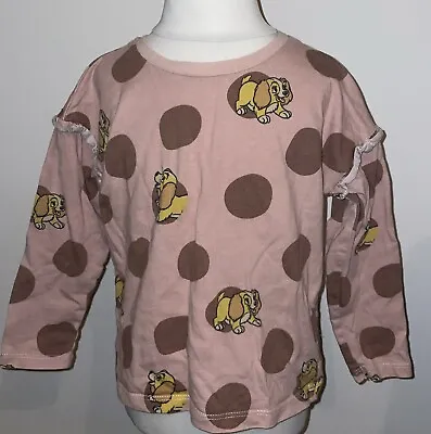 Buy George Disney Lady And The Tramp Long Sleeved Top Age 3-4 Years • 3.25£