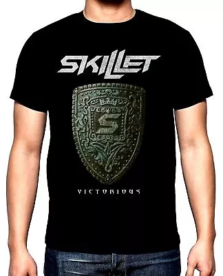 Buy Skillet, Victorious, Men's  T-shirt, 100% Cotton, S To 5XL • 28£