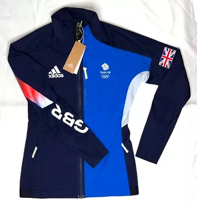 Buy Adidas Terrex Xperior Cross-Country Ski Soft Shell Jacket Team GB Blue Men Women • 44£