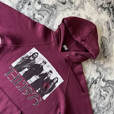 Buy The 1975 Burgundy Red Maroon UK 2014 Tour Hoodie Band Graphic Sweatshirt M • 59.99£