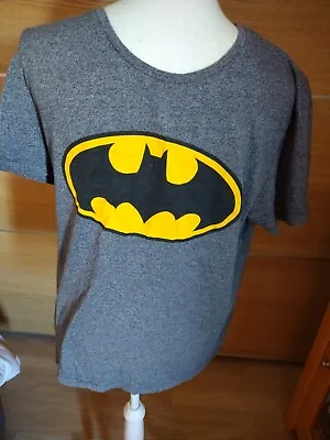 Buy Mens Medium Grey Batman Logo T-Shirt • 6£