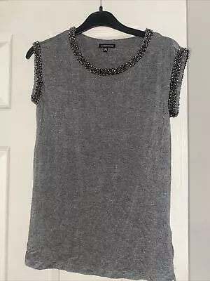 Buy Grey T Shirt With Bead Details  • 3.50£