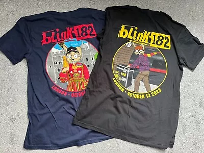 Buy Blink-182 - Tour T-Shirt's 2023, London UK - 11th & 12th October - PAIR - Medium • 1.82£
