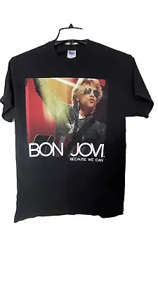 Buy Gildan Bon Jovi Because We Can 2013 Mens Tour Concert  T Shirt / Medium / Black • 22.99£