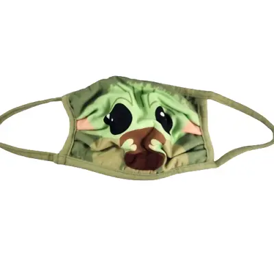 Buy Baby Yoda Grogu Star Wars Mandalorian Cloth Face Mask Reusable Disney • 8.64£