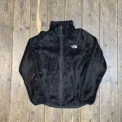 Buy The North Face Fleece Womens Teddy Soft Y2K Full-Zip Outdoor Jacket Black Medium • 20£