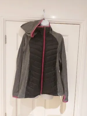 Buy H&M Sport Jacket Xs Womens Padded Black Long Sleeve Pockets Zip Up UK 8 10  • 14.99£