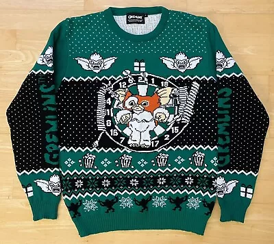 Buy Large 44  Chest Gremlins Gizmo Mogwai Dart Boad Christmas Xmas Jumper Sweater • 39.99£