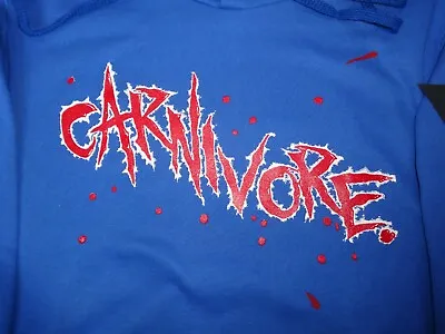 Buy Carnivore Hoodie Sweatshirt Thrash Metal Peter Steele Type O Negative Slayer Kat • 43.34£