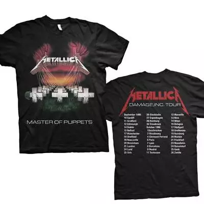 Buy Metallica Master Of Puppets European Tour '86 T-Shirt • 14.03£