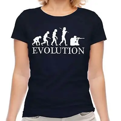 Buy Sniper Evolution Ladies T-shirt Tee Top Gift Elite Rifle • 10.95£