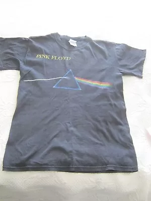 Buy Vintage Black Double Sided Dark Side Of The Moon Pink Floyd T-shirt -S • 4£