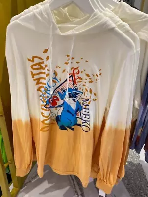 Buy Disney Parks Exclusive Pocahontas Meeko Long Sleeve Hooded Shirt Size Xl New • 37.88£
