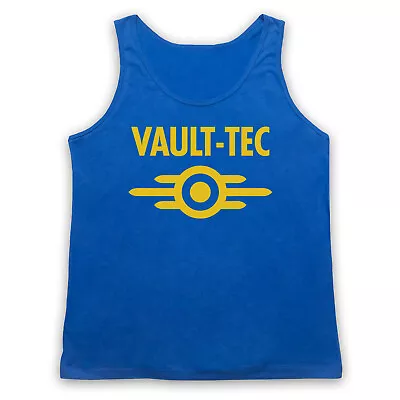 Buy Vault-Tec Vault Dweller Nuclear Fallout Sci Fi Dystopia Adults Tank Top All Cols • 18.99£