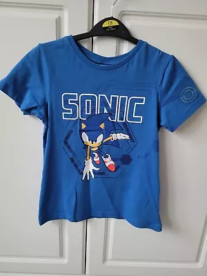 Buy Sonic Hedgehog T Shirt 7-8 Years • 2£