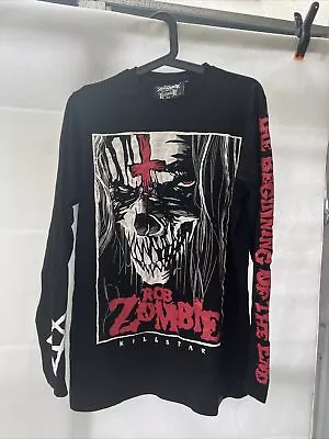 Buy Killstar Rob Zombie Collab T-shirt L/S Size Medium The Beginning Of The End • 44.99£