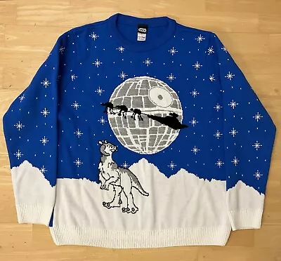 Buy XL 45  Star Wars Taun-Taun Death Star Christmas Xmas Jumper / Sweater Merchoid • 29.99£