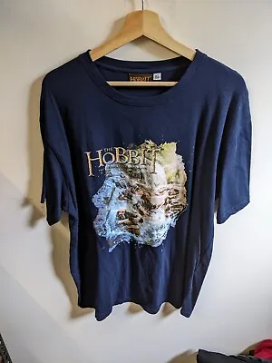 Buy The Hobbit Shirt Mens Extra Large Blue Lord Of The Rings Lightweight • 10.11£