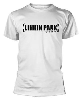 Buy Linkin Park 'Bracket Logo' (White) T-Shirt - NEW & OFFICIAL! • 16.29£