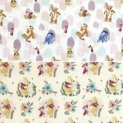 Buy 100% Cotton Digital Fabric Disney Winnie The Pooh & Friends Tigger Piglet Eeyore • 8£