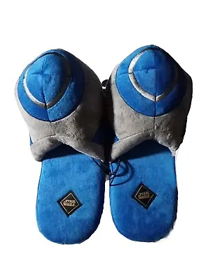 Buy Authentic Disney Star Wars Movie R2 D2 Adult Slippers Slides New With $40 Tag • 18.30£