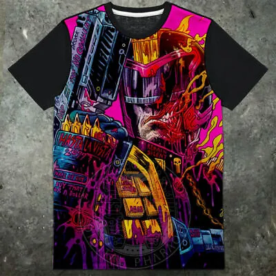 Buy Judge Dredd X Mens PANEL T Shirt Sci Fi 2000AD Comics • 24.99£