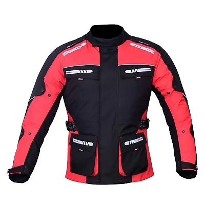 Buy Men's Motorcycle Motorbike Jacket Waterproof Textile CE Armoured Reflectors • 39.99£