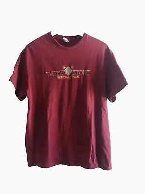 Buy Delta Pro Weight Women's Crewneck T-shirt Yosemite National Park Embroidered Vtg • 19.21£