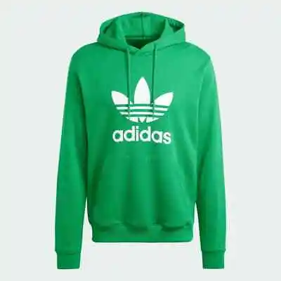Buy Adidas Originals Adicolor Classics Trefoil Hoodie Green All Sizes • 69.99£